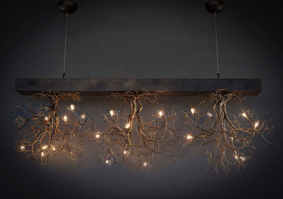 Roots Large Bar 3 - Ceiling‎ Light fixture
